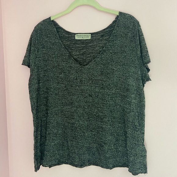 Urban Outfitters Tops - Urban Outfitters Textured V-neck Tee